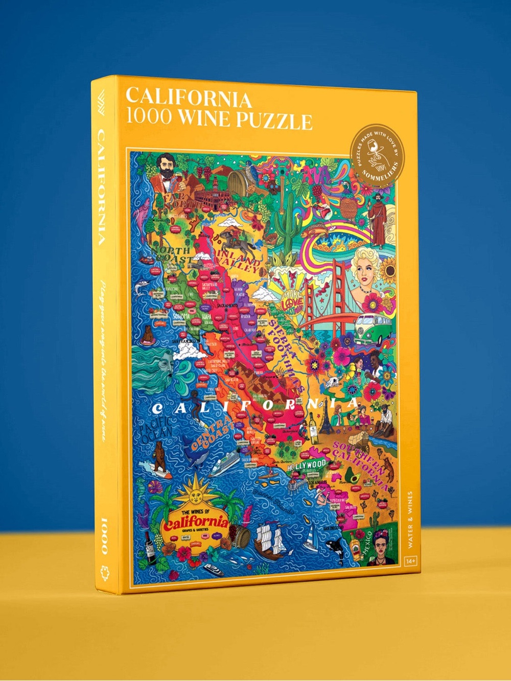 Water and Wines California 1000 wine puzzle